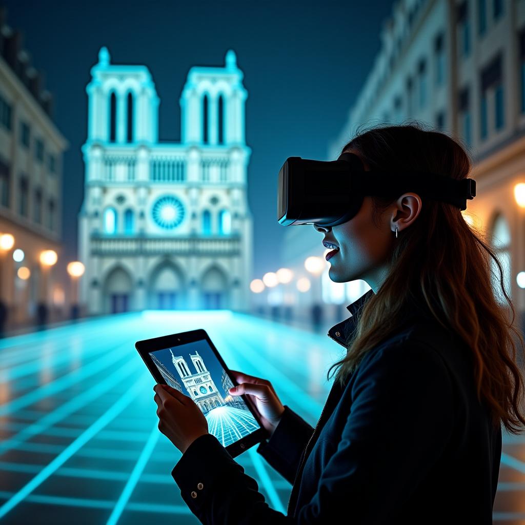 Expériences culturelles digitales AR visites virtuelles